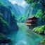 用户头像，温暖色调背景