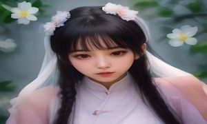cos美女被操专区封面，二次元角色扮演蓝紫色调